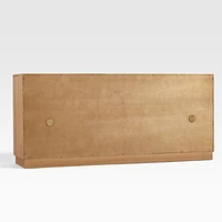 Calypso 72" Natural Wood Storage Media Console