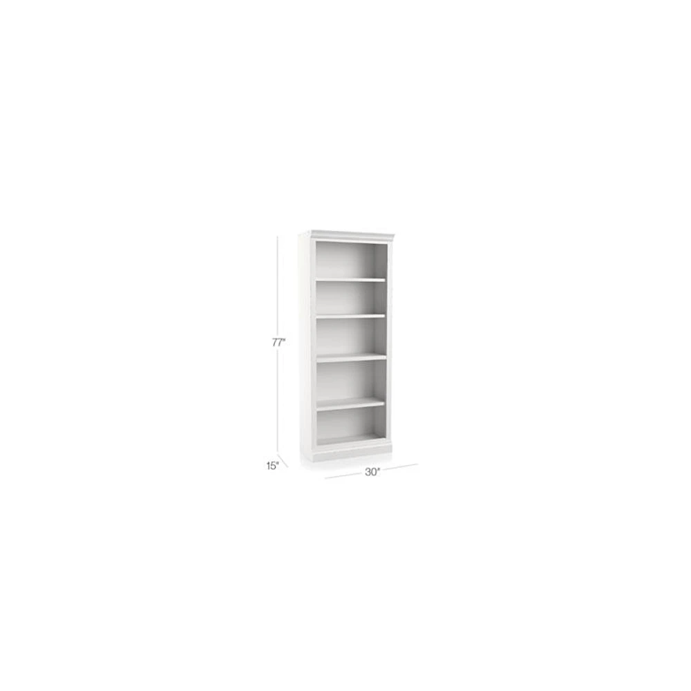 Cameo White Middle Open Bookcase