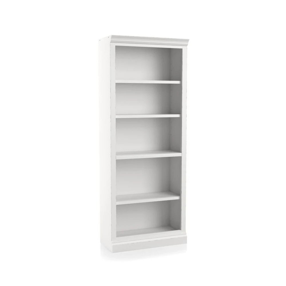 Cameo White Middle Open Bookcase