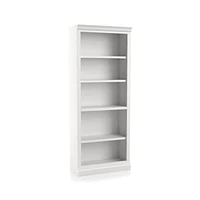 Cameo White Middle Open Bookcase