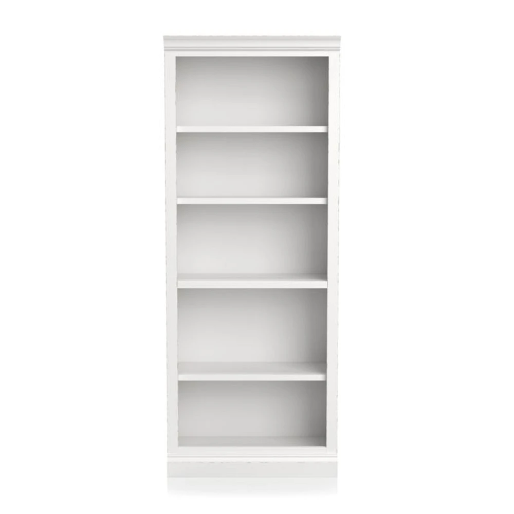 Cameo White Middle Open Bookcase
