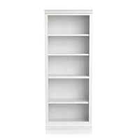 Cameo White Middle Open Bookcase