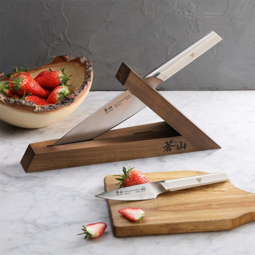 Cangshan Everest White 3-Piece Tai Knife Block Set