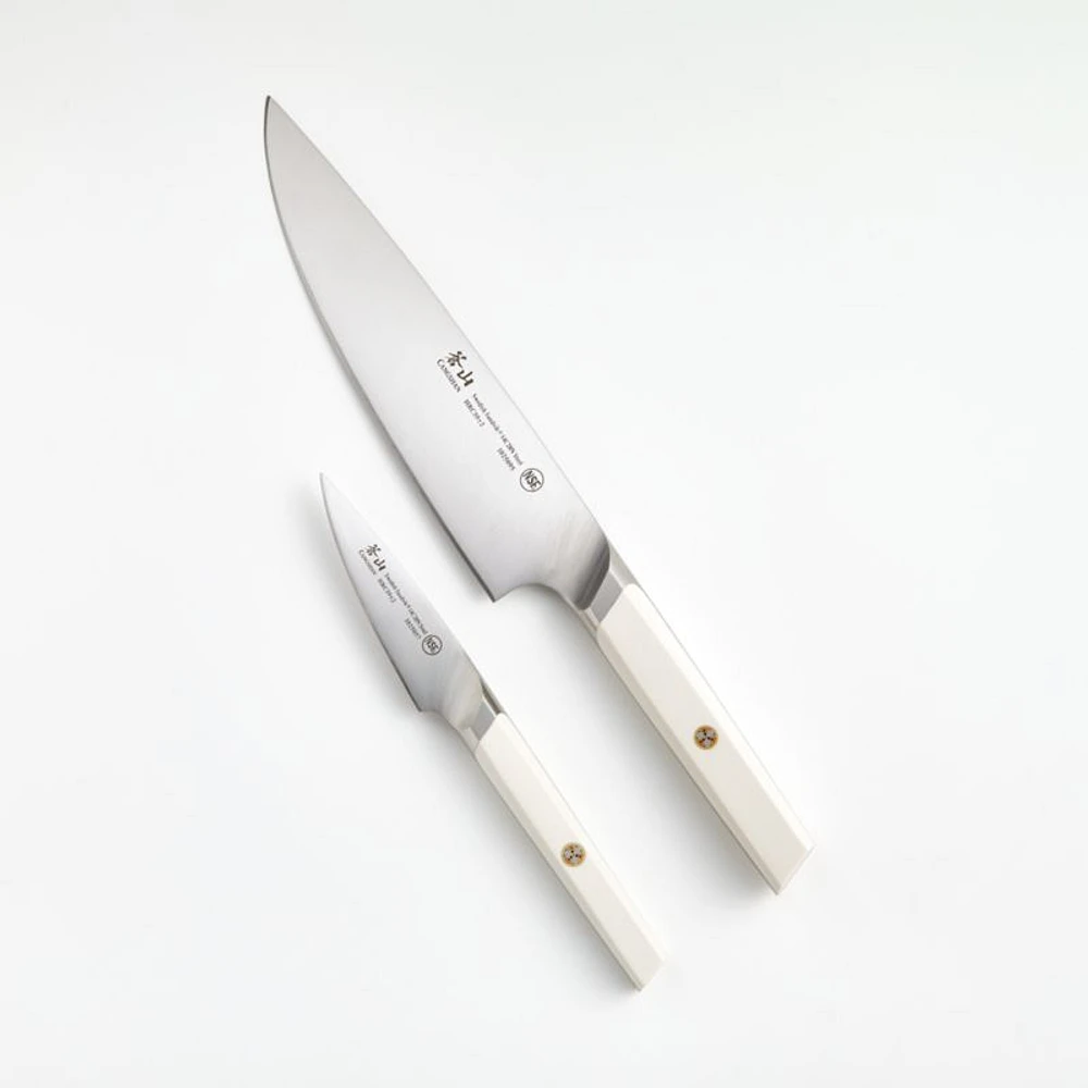 Cangshan Everest White 3-Piece Tai Knife Block Set