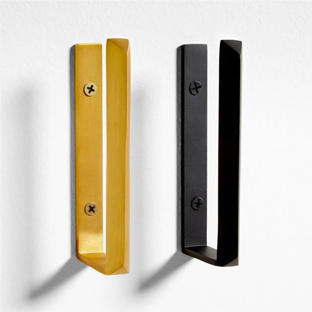 Captiare Triangle Brass Wall Hook