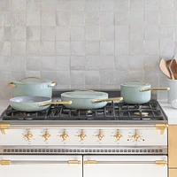 Caraway Home Silt Green 12-Piece Non-Stick Ceramic Cookware Set
