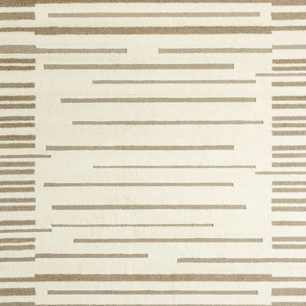 Cardrona Wool Beige Area Rug 6'x9'