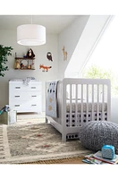 Parke 36" White Wood 4-Drawer Kids Dresser Chest