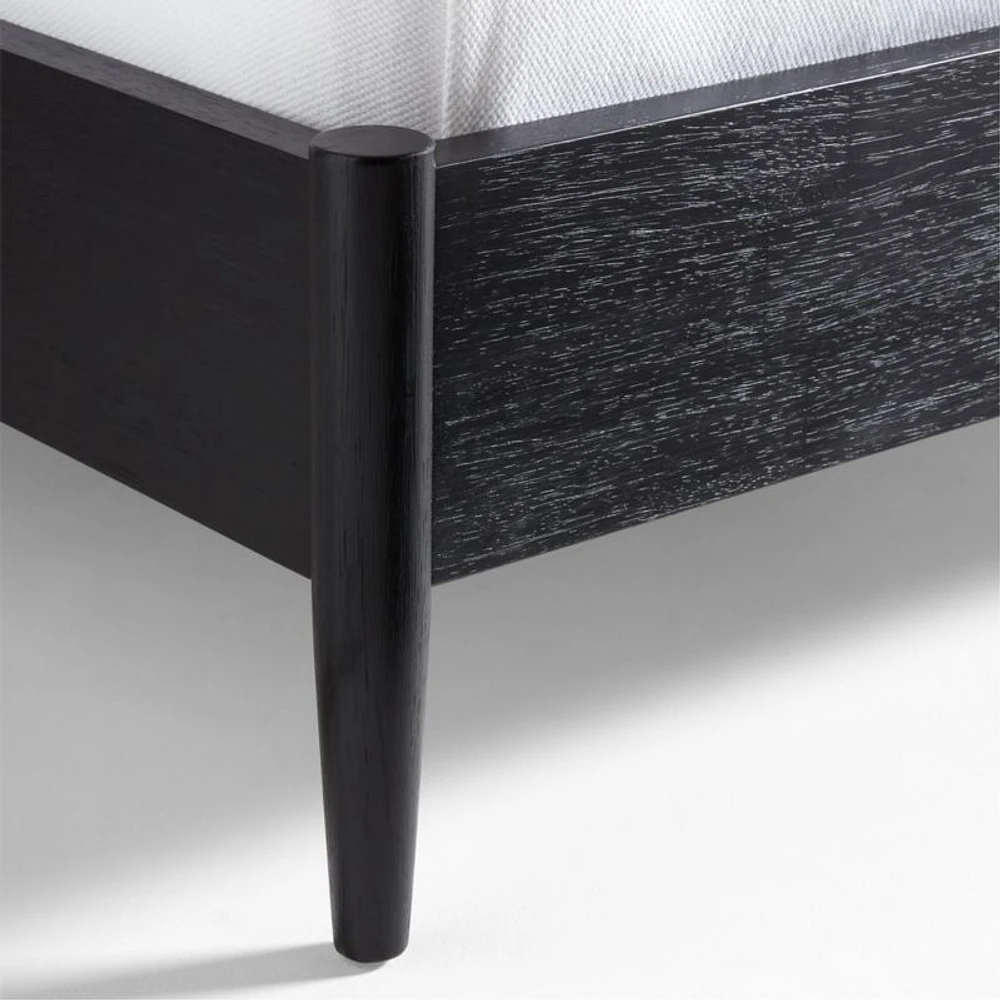 Carson Ebonized Wood Spindle Queen Bed