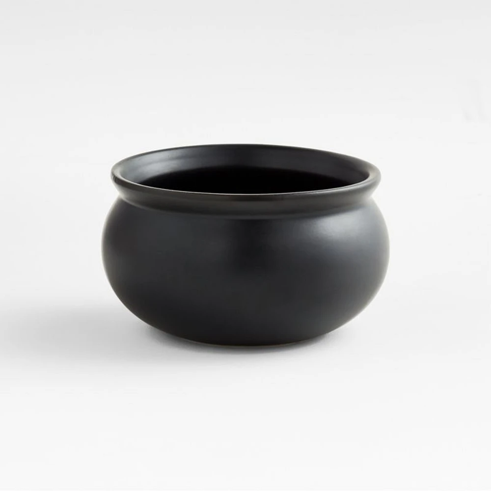 Small Cauldron Ceramic Halloween Bowl