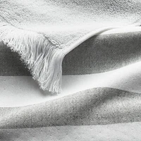 Organic Cedros Grey Hammam Hand Towel