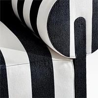 Cerca Striped Armless Outdoor Lounge Chair