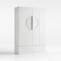 Chalot Bleached Wood 2-Door Storage Cabinet by Leanne Ford