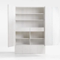 Chalot Bleached Wood 2-Door Storage Cabinet by Leanne Ford