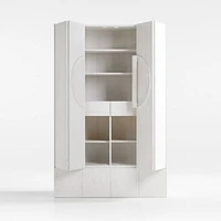Chalot Bleached Wood 2-Door Storage Cabinet by Leanne Ford