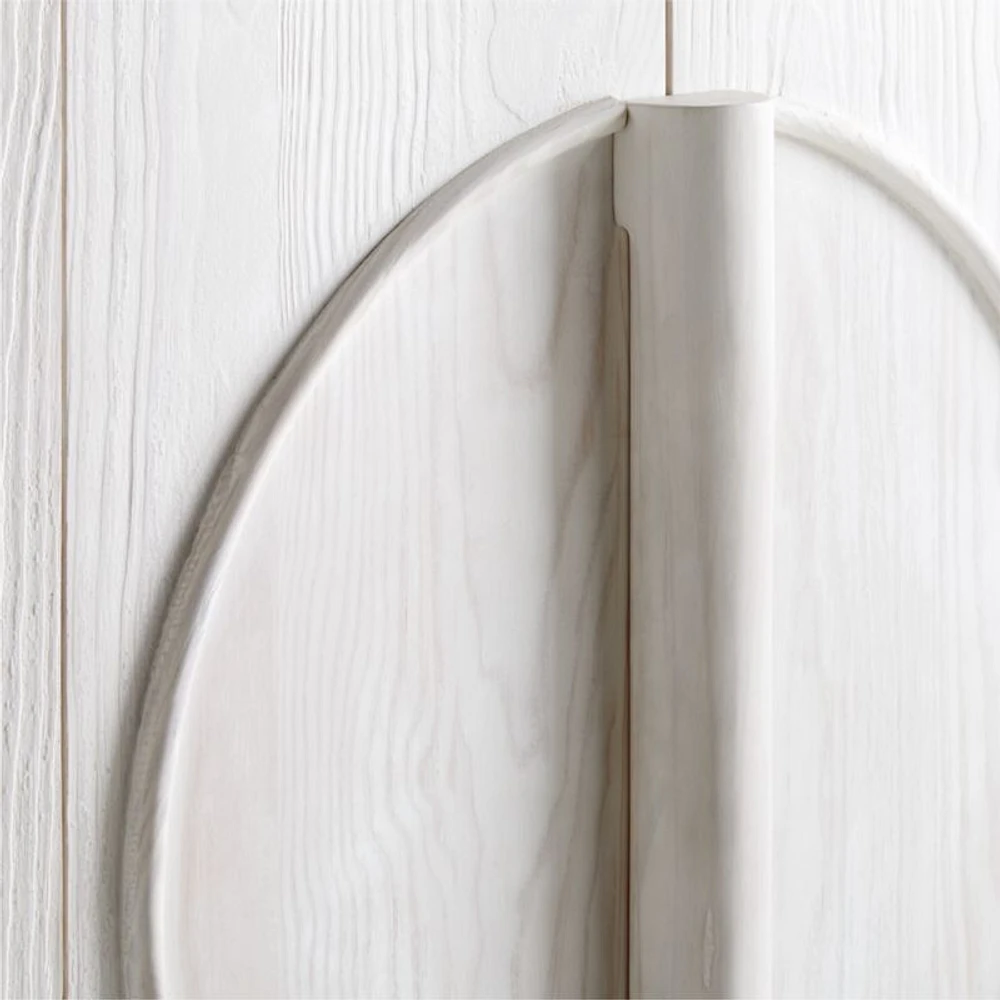 Chalot Bleached Wood 2-Door Storage Cabinet by Leanne Ford