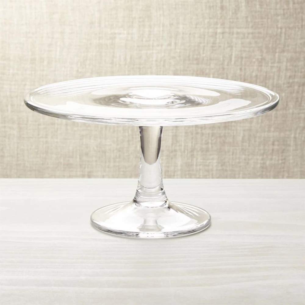 Charlotte Glass Pedestal Cake Stand