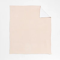 Reversible Pink Tint Chenille Kids Blanket