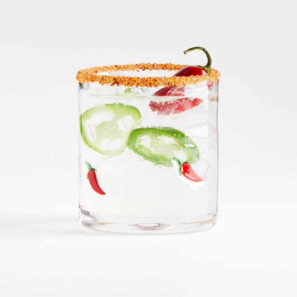 Chili Pepper Icon 14-Oz. Double Old-Fashioned Glass