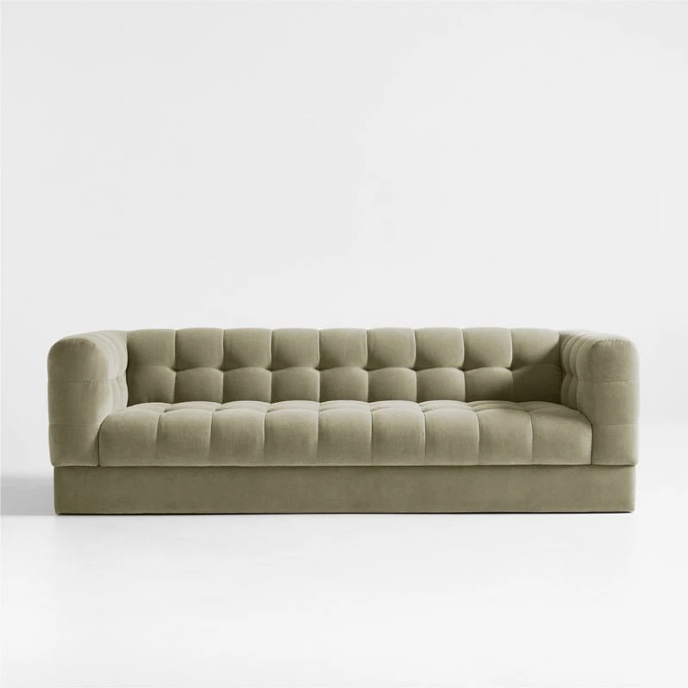 Chiltern Velvet Tufted Sofa 94