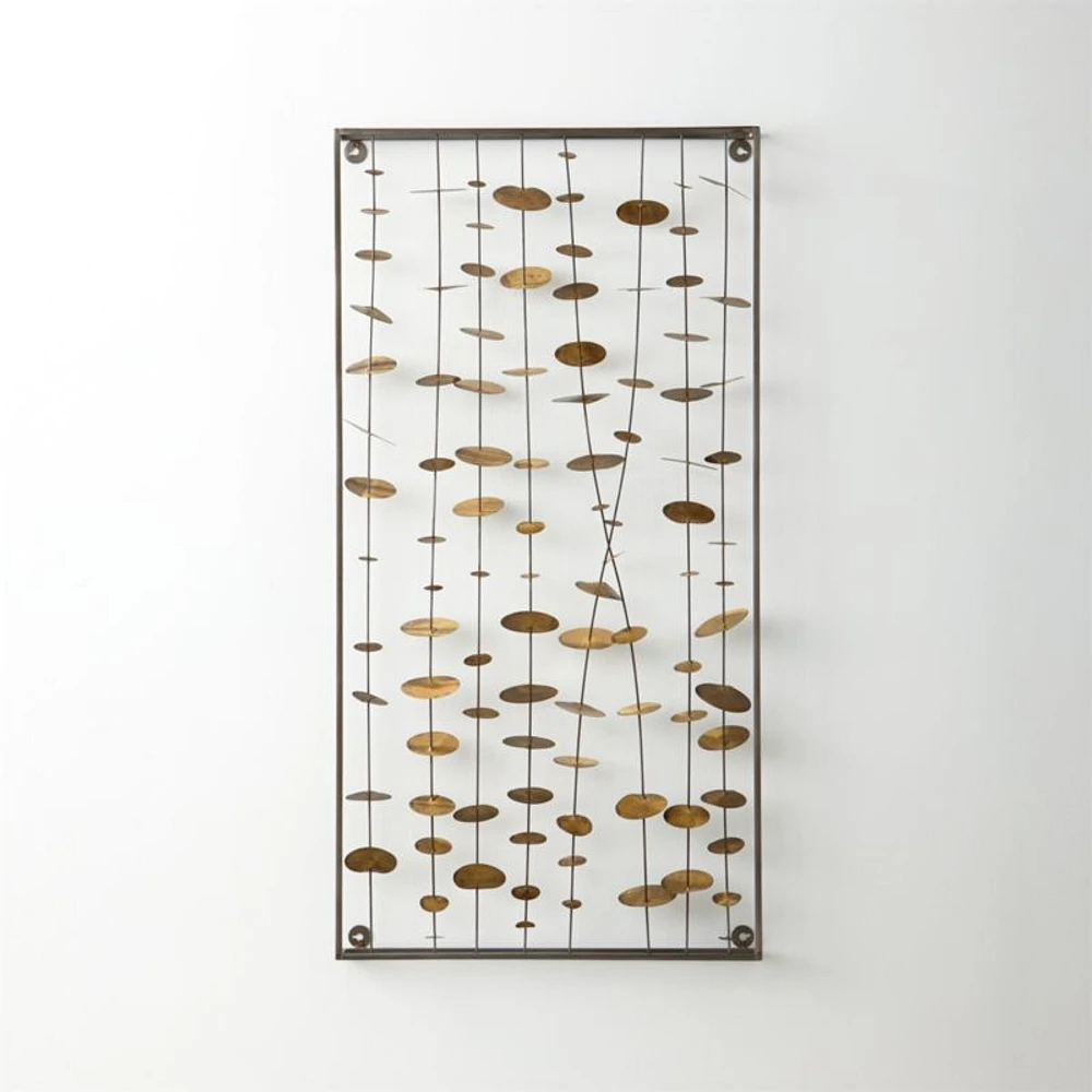 "Chimes" Metal Wall Art Sculpture 23.5"x46"