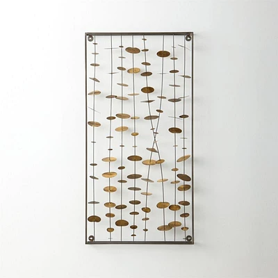 "Chimes" Metal Wall Art Sculpture 23.5"x46"