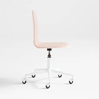 Class Act Elegant Pink & White Adjustable Kids Desk Chair