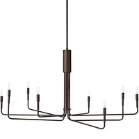 Clive 8-Arm Bronze Chandelier Light