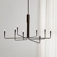 Clive 8-Arm Bronze Chandelier Light