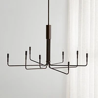 Clive 8-Arm Bronze Chandelier Light