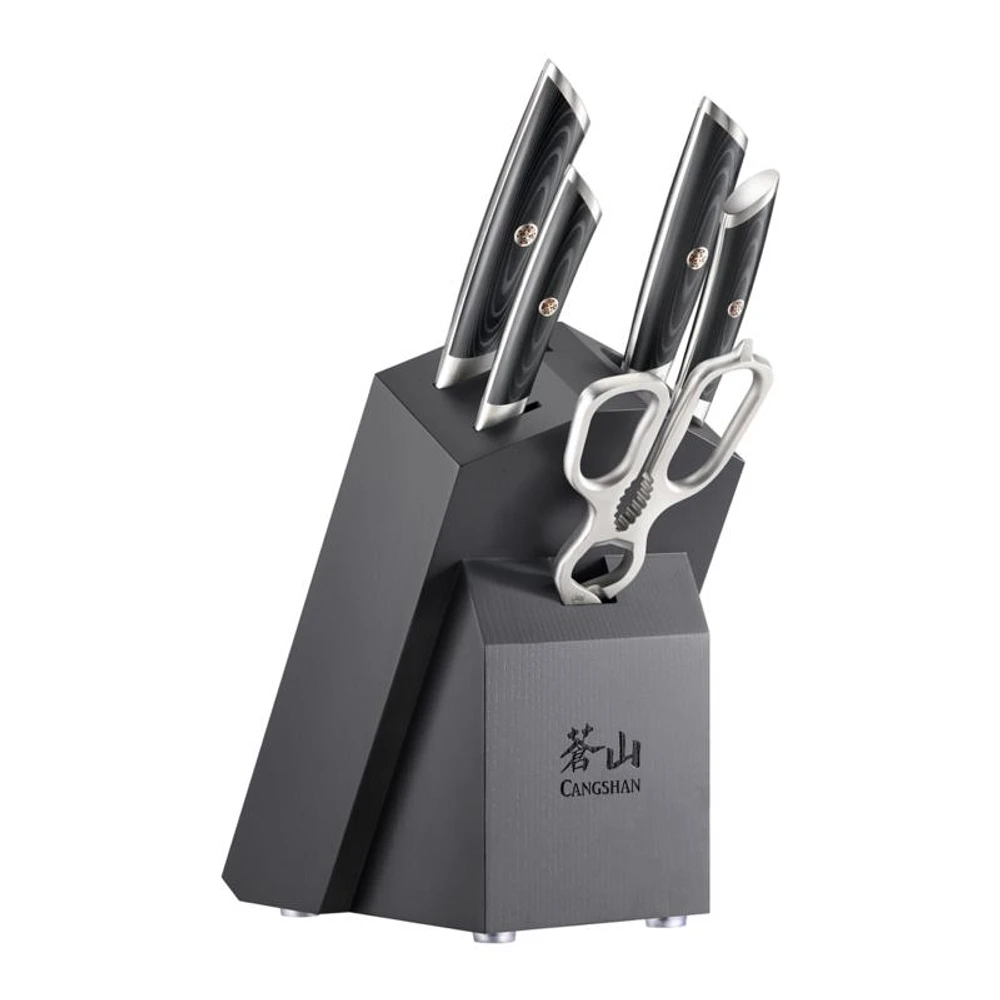 Cangshan ® Kuro -Piece Knife Block Set