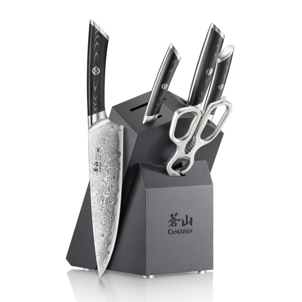 Cangshan ® Kuro -Piece Knife Block Set