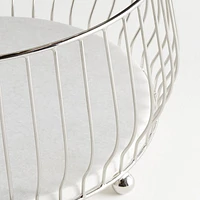 Cora Stainless Steel 2-Tier Fruit Basket