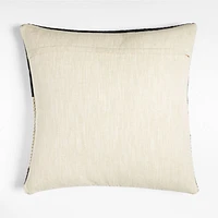 Corby 23" Geometric Ink Black Kilim Pillow Cover