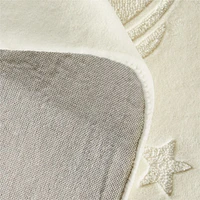 Cosmos Hand-Tufted Wool Cream Space Kids Rug 4x6