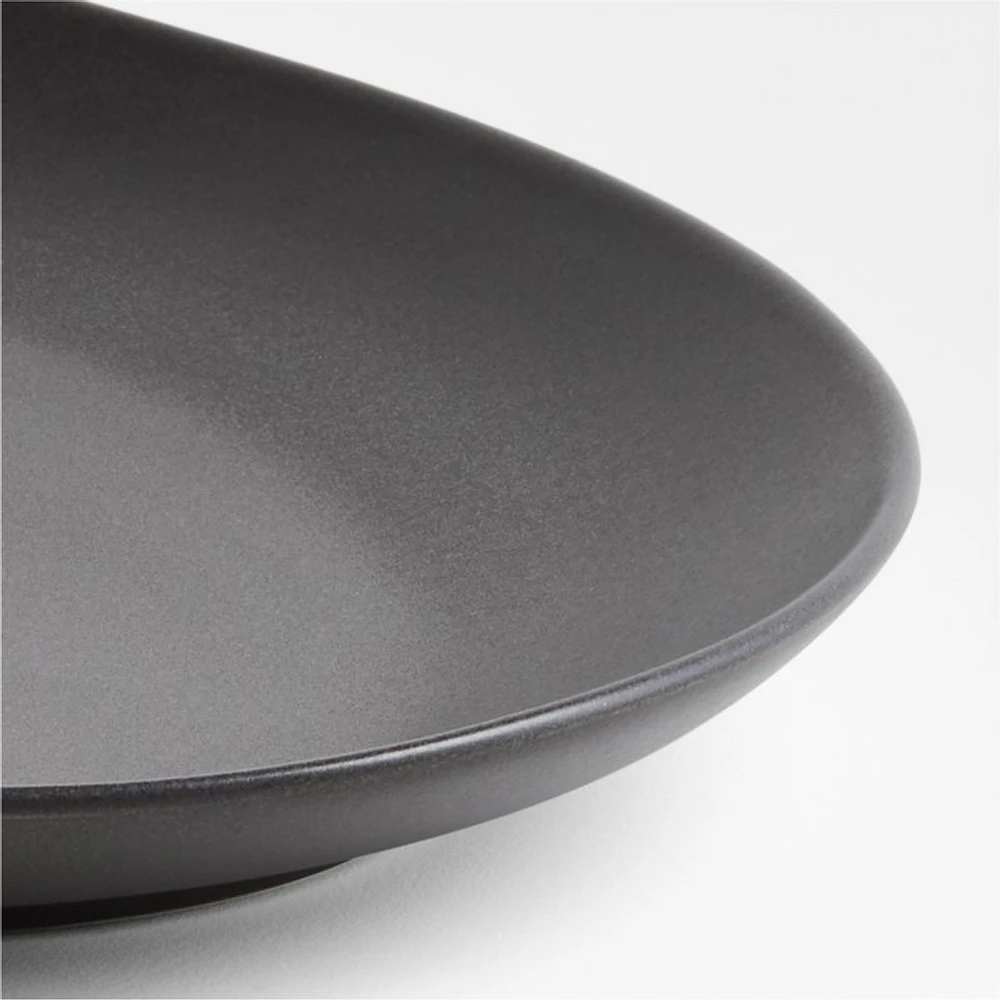 Craft Charcoal Grey Large Stoneware Serving Platter