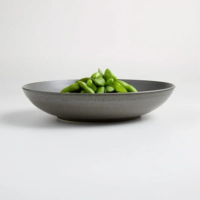Craft Charcoal Grey Stoneware Low Bowl