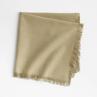 Craft Sage Green Organic Cotton Fringe Napkin