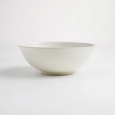 Craft Linen Cream Stoneware Cereal Bowl