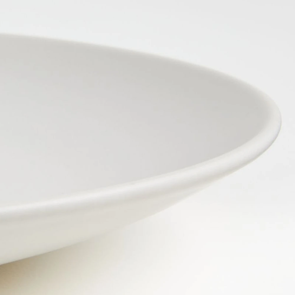 Craft Linen Cream Stoneware Coupe Dinner Plate