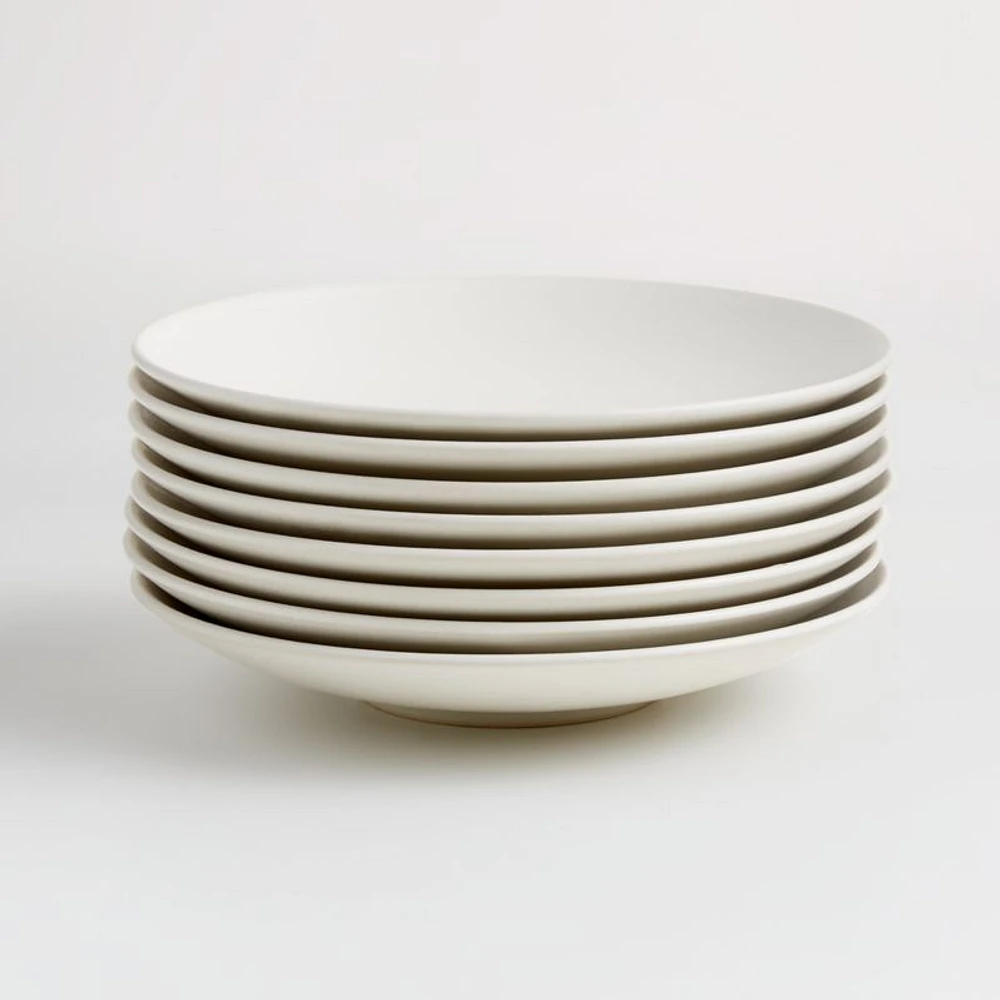 Craft Linen Cream Stoneware Coupe Salad Plate