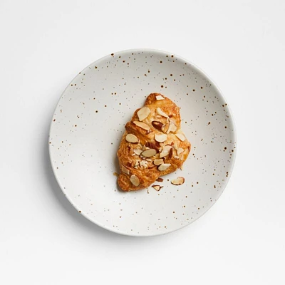 Craft Speckled White Stoneware Salad Plate