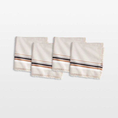 Craft Black and Natural Organic Cotton Napkins