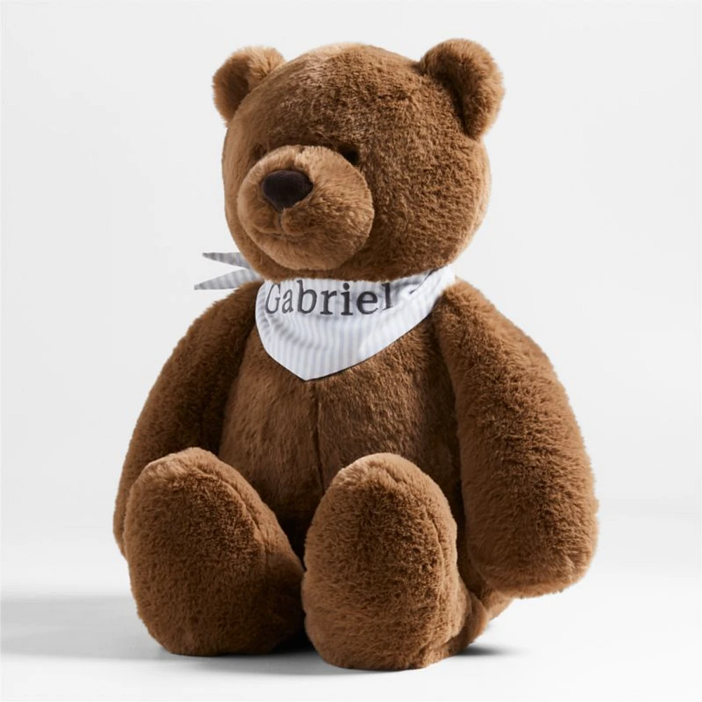Crate Cuddlies Large Brown Bear Kids Stuffed Animal