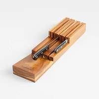 Crate & Barrel 7-Slot In-Drawer Knife Block