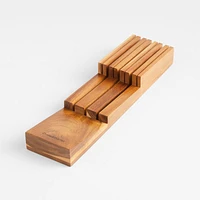 Crate & Barrel 7-Slot In-Drawer Knife Block