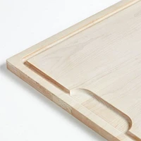 Crate & Barrel Reversible Maple Wood Cutting Board 24"x18"x0.75"