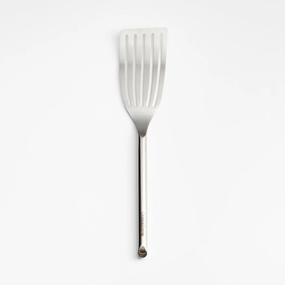 Crate & Barrel Stainless Steel Fish Turner