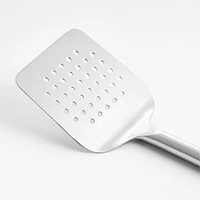 Crate & Barrel Stainless Steel Slotted Turner Spatula