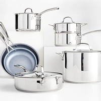 Cuisinart ® Forever Stainless Collection™ 11-Piece Stainless Steel Cookware Set